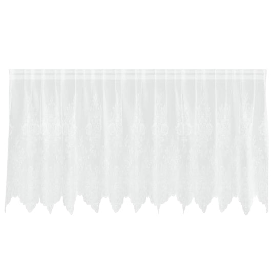 vidaXL Κουρτίνες με κουρτίνες Λευκό 300 x 120 cm Πολυεστέρας