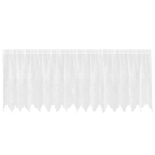vidaXL Κουρτίνες με κουρτίνες Λευκό 500x100cm Πολυεστέρας