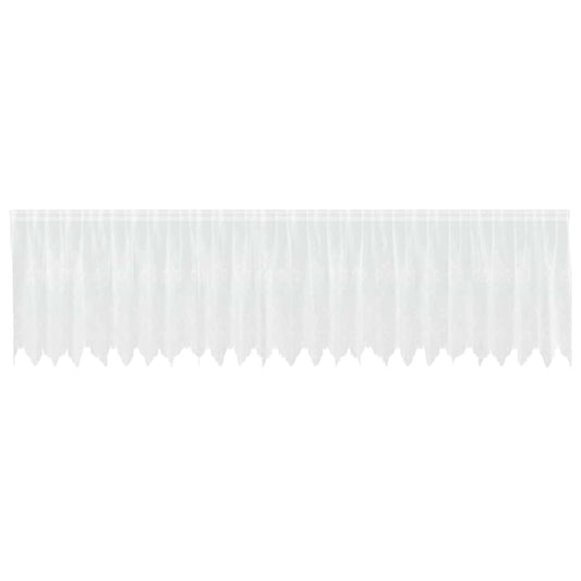 vidaXL Κουρτίνες με κουρτίνες Λευκό 500x100cm Πολυεστέρας