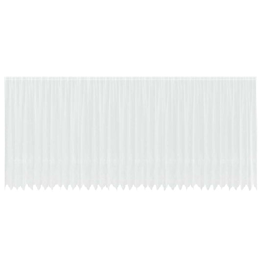 vidaXL Κουρτίνα Δαντέλας με κουρτίνες Λευκό 900x245cm Πολυεστέρας
