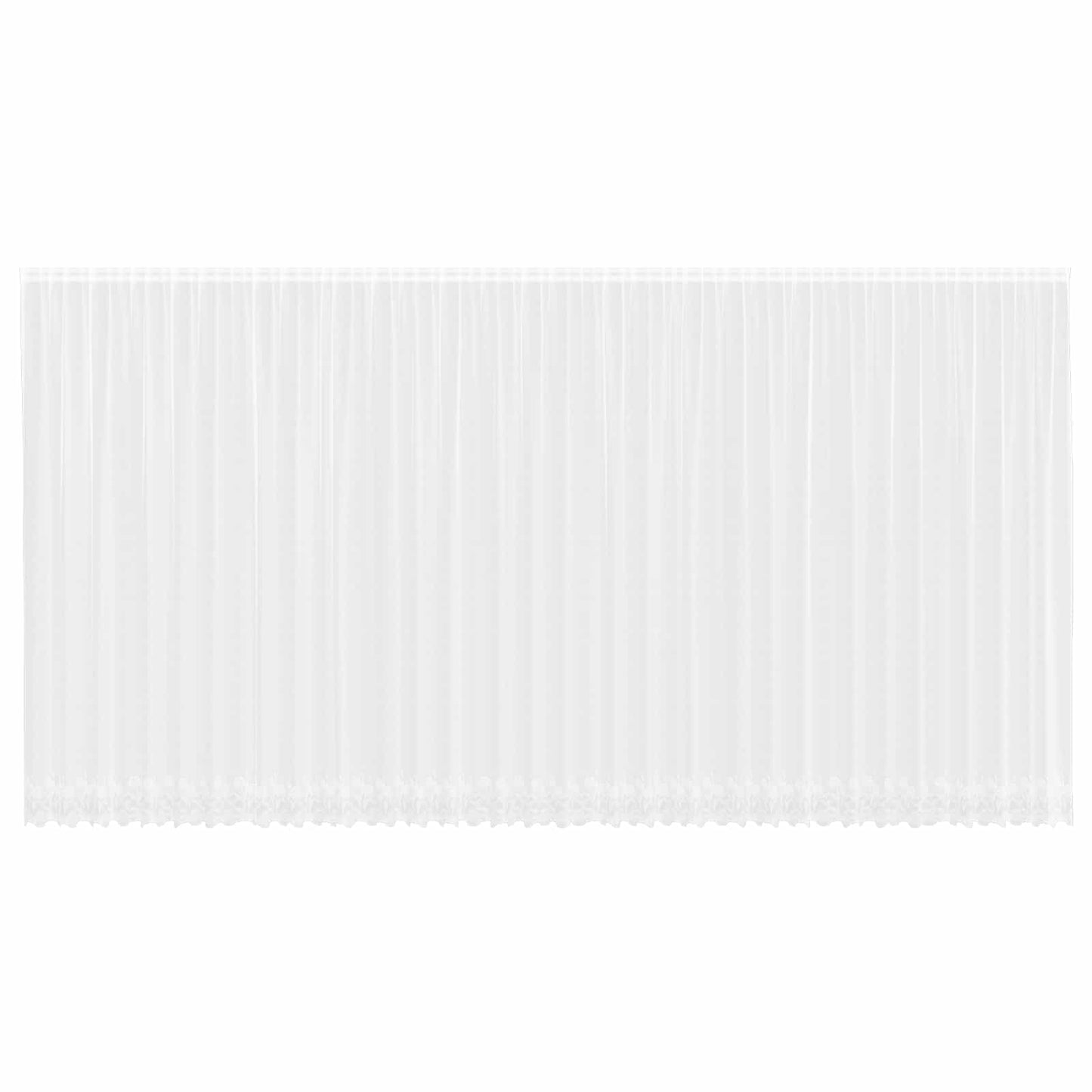 vidaXL Κουρτίνα Δαντέλας με κουρτίνες Λευκό 900x260cm Πολυεστέρας