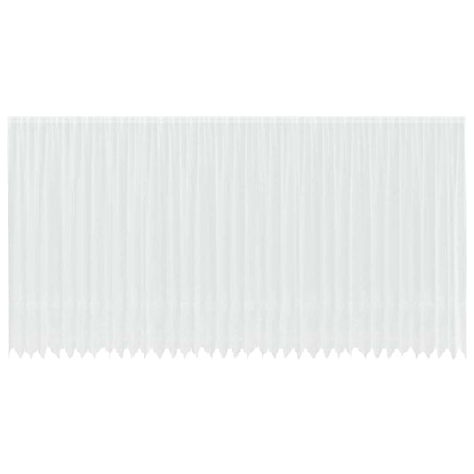 vidaXL Κουρτίνα Δαντέλας με κουρτίνες Λευκό 900x300cm Πολυεστέρας