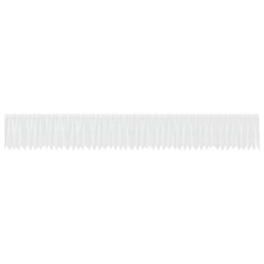 vidaXL Κουρτίνες με κουρτίνες Λευκό 500x100cm Πολυεστέρας
