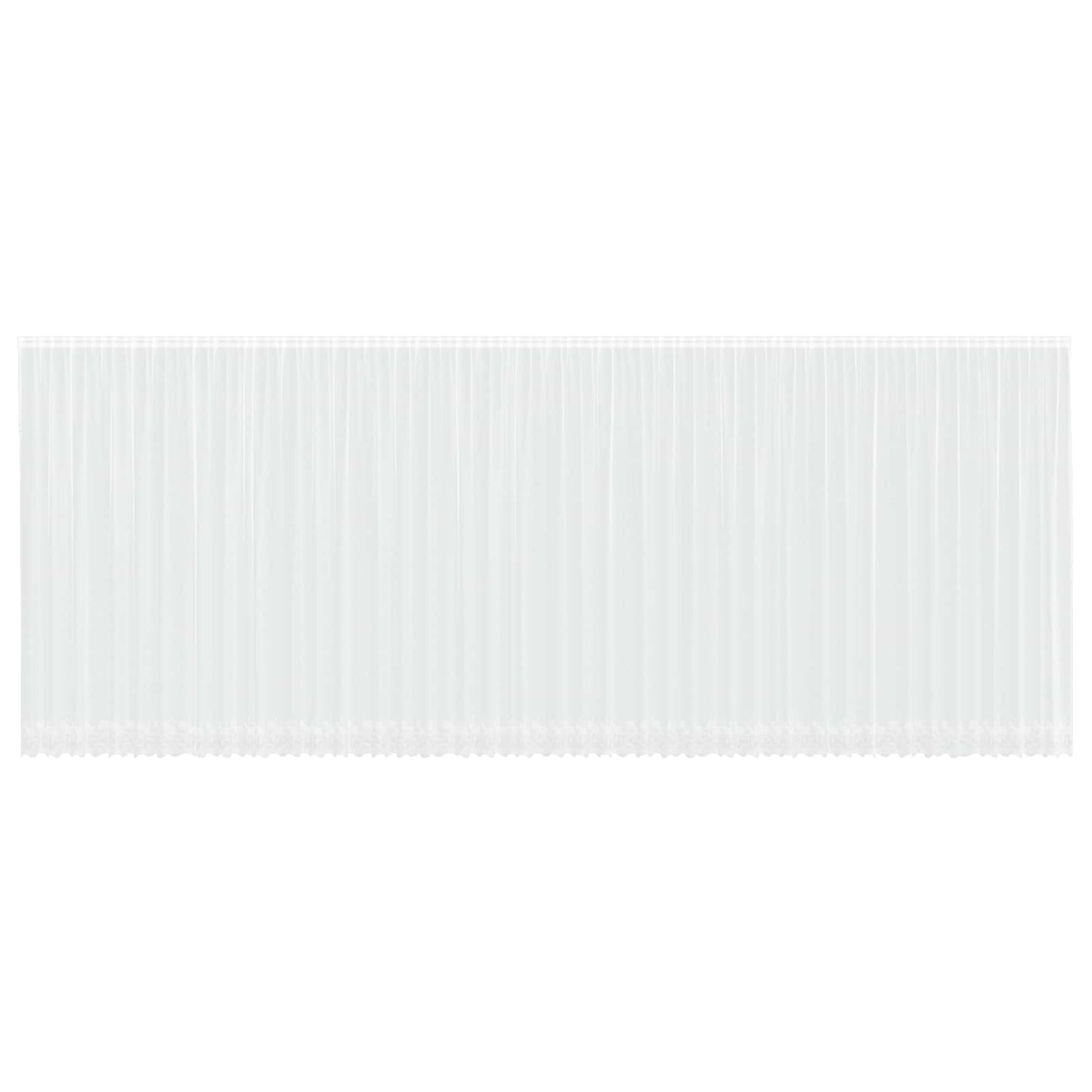 vidaXL Κουρτίνα Δαντέλας με κουρτίνες Λευκό 1200 x 280 εκ. Πολυεστέρας