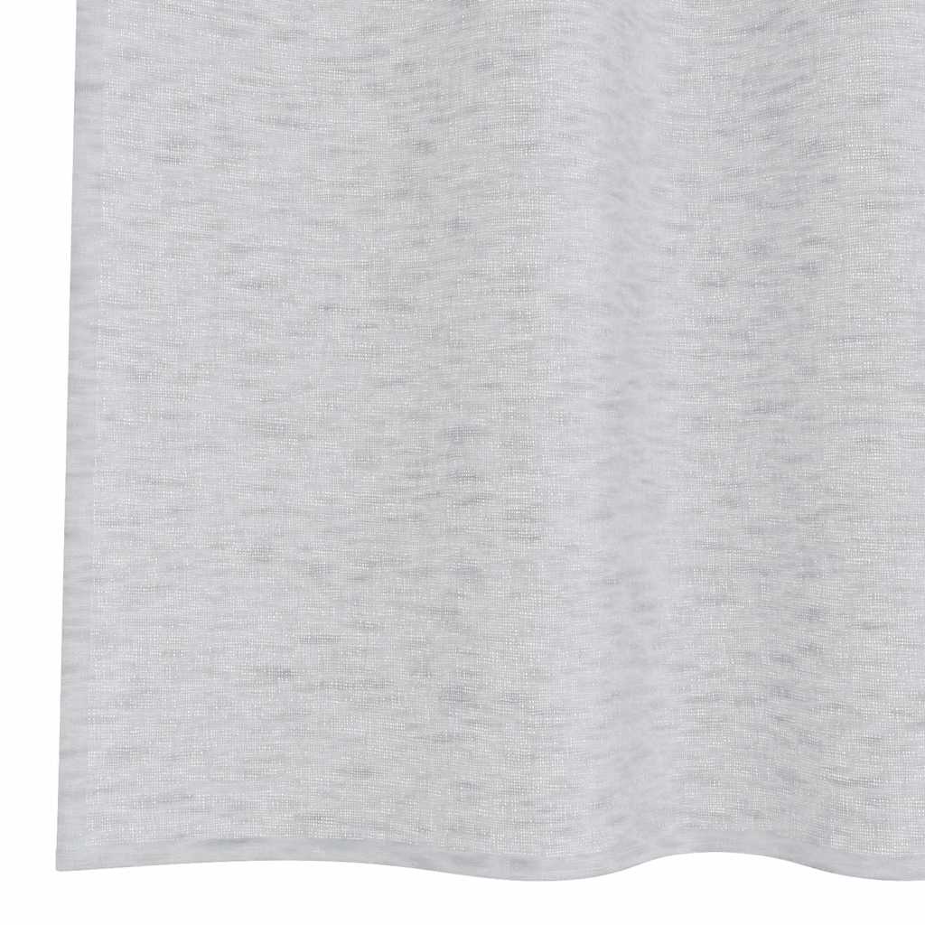 vidaXL Κουρτίνα βυσσινί 2 pcs Ανοιχτό γκρι 245 x 140 εκ. Πολυεστέρας