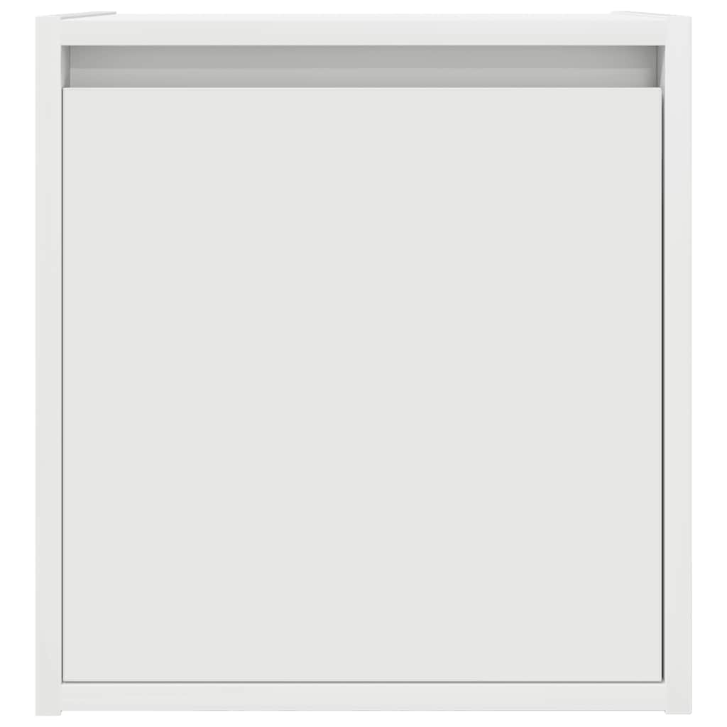 vidaXL Κομοδίνο Επιτοίχιο Λευκά 38x34x40 εκ.