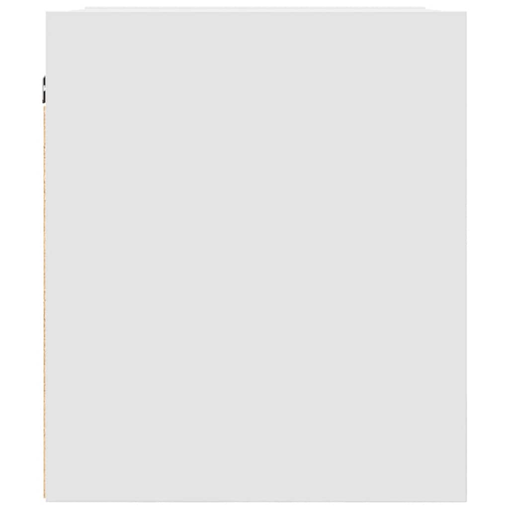 vidaXL Κομοδίνα Επιτοίχια 2 τεμ. Λευκά 38x34x40 εκ.