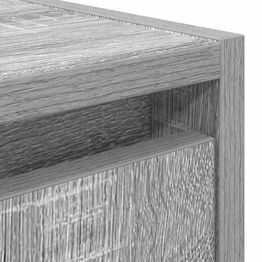 vidaXL Κομοδίνα Επιτοίχια Γκρι Sonoma 38x34x40 εκ.