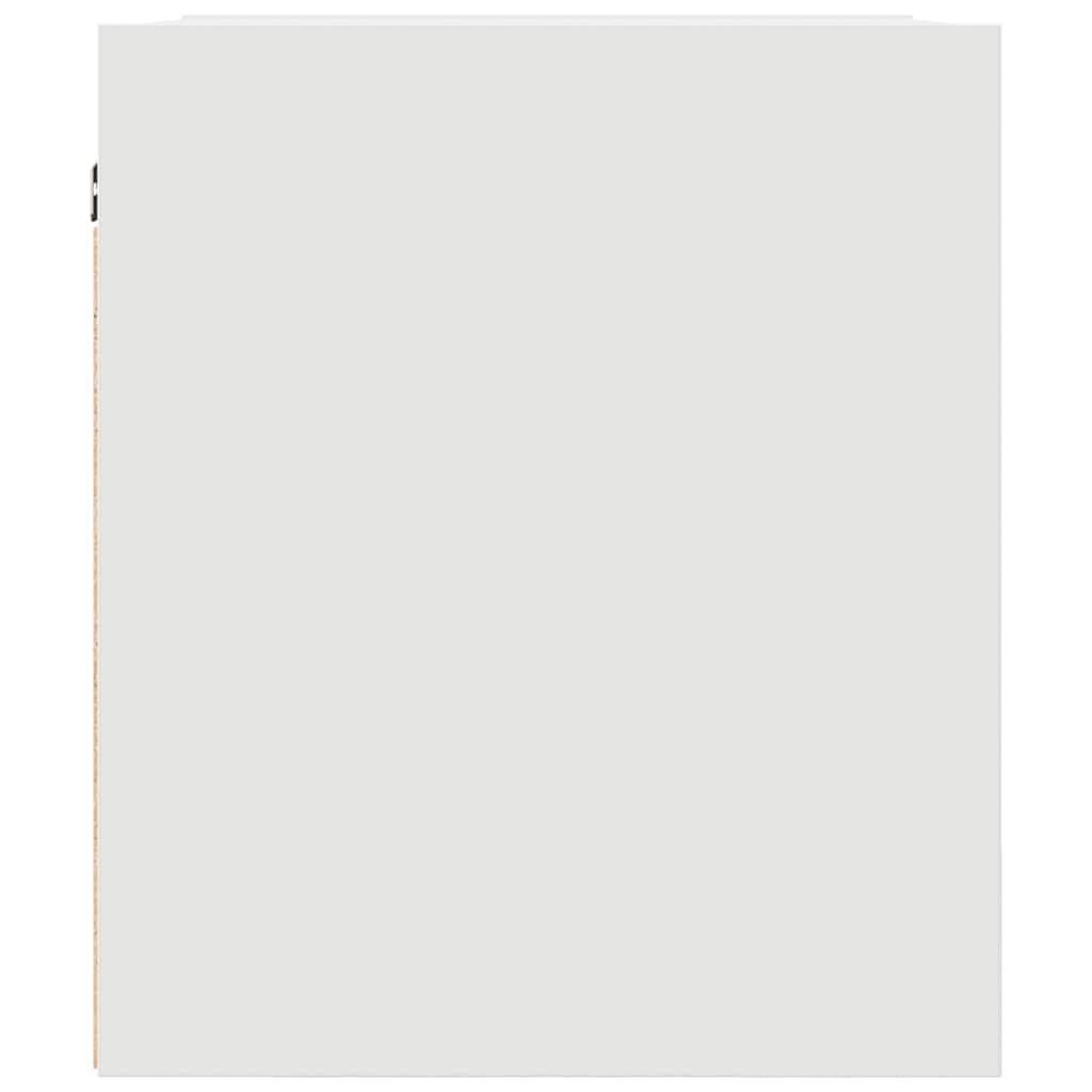 vidaXL Κομοδίνα Επιτοίχια 2 τεμ. Λευκά 38x34x40 εκ.