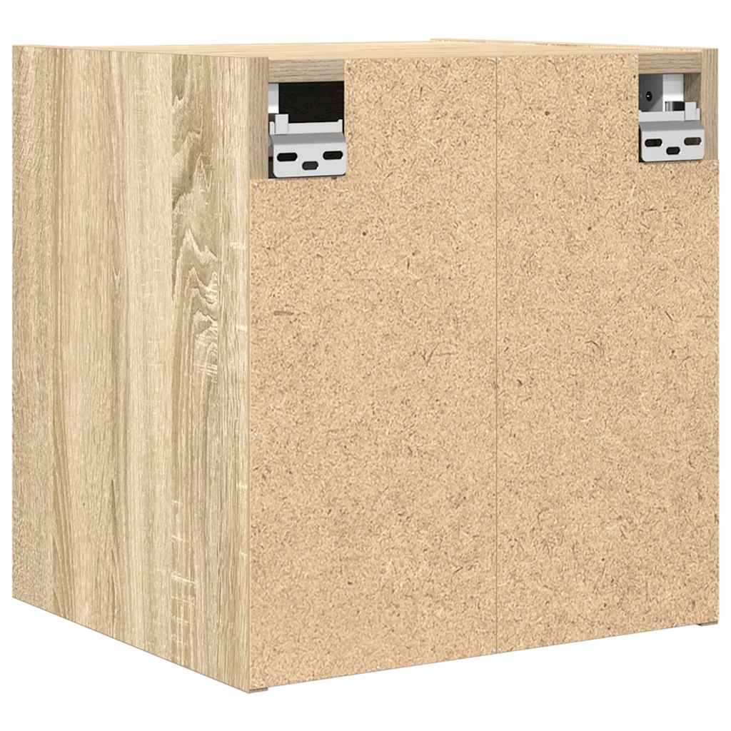 vidaXL Κομοδίνα Επιτοίχια 2 τεμ. Sonoma Δρυς 38x34x40 εκ.