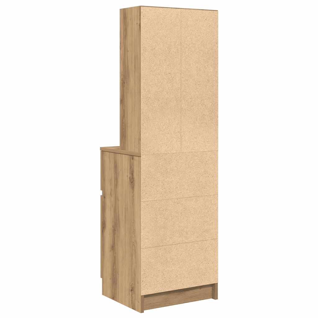 vidaXL Κομοδίνο Αρτισιανή Δρυς 39x35x125 εκ. από Επεξεργασμένο Ξύλο