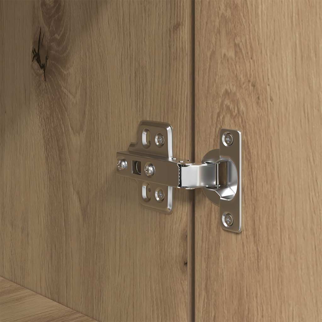 vidaXL Κομοδίνο Αρτισιανή Δρυς 39x35x65 εκ. από Επεξεργασμένο Ξύλο