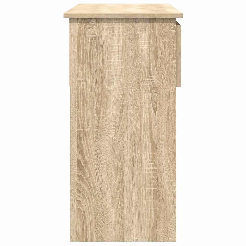 vidaXL Τραπέζι κονσόλας με συρτάρια Sonoma Δρυς 85,5x38,5x74,5 cm