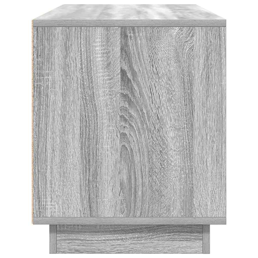 vidaXL Έπιπλο Τηλεόρασης με LED Γκρι Sonoma 100x41x50 εκ.