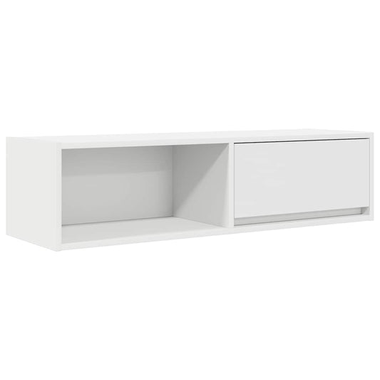 ντουλάπι τηλεόρασης vidaXL Λευκό 100x31x25,5 cm Ξύλινη κατασκευή