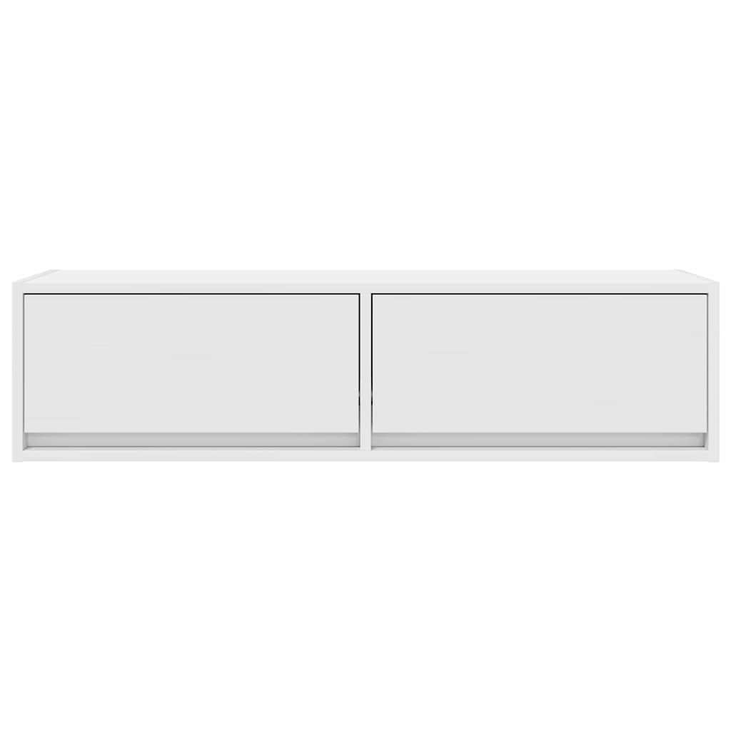 vidaXL Ντουλάπι TV Λευκό 100 x 31 x 25.5 εκ. Επεξεργασμένο ξύλο