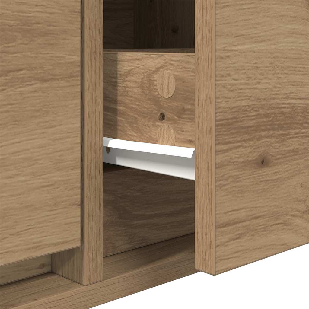 vidaXL Ντουλάπι TV artisan δρυς 100 x 31 x 25,5 εκ. Επεξεργασμένο ξύλο