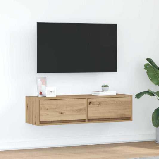 vidaXL Ντουλάπι TV artisan δρυς 100 x 31 x 25,5 εκ. Επεξεργασμένο ξύλο