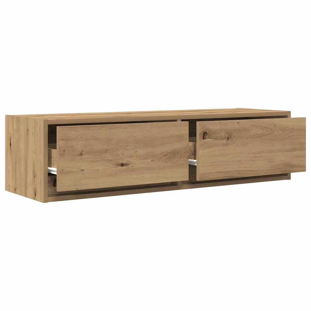 vidaXL Ντουλάπι TV artisan δρυς 100 x 31 x 25,5 εκ. Επεξεργασμένο ξύλο
