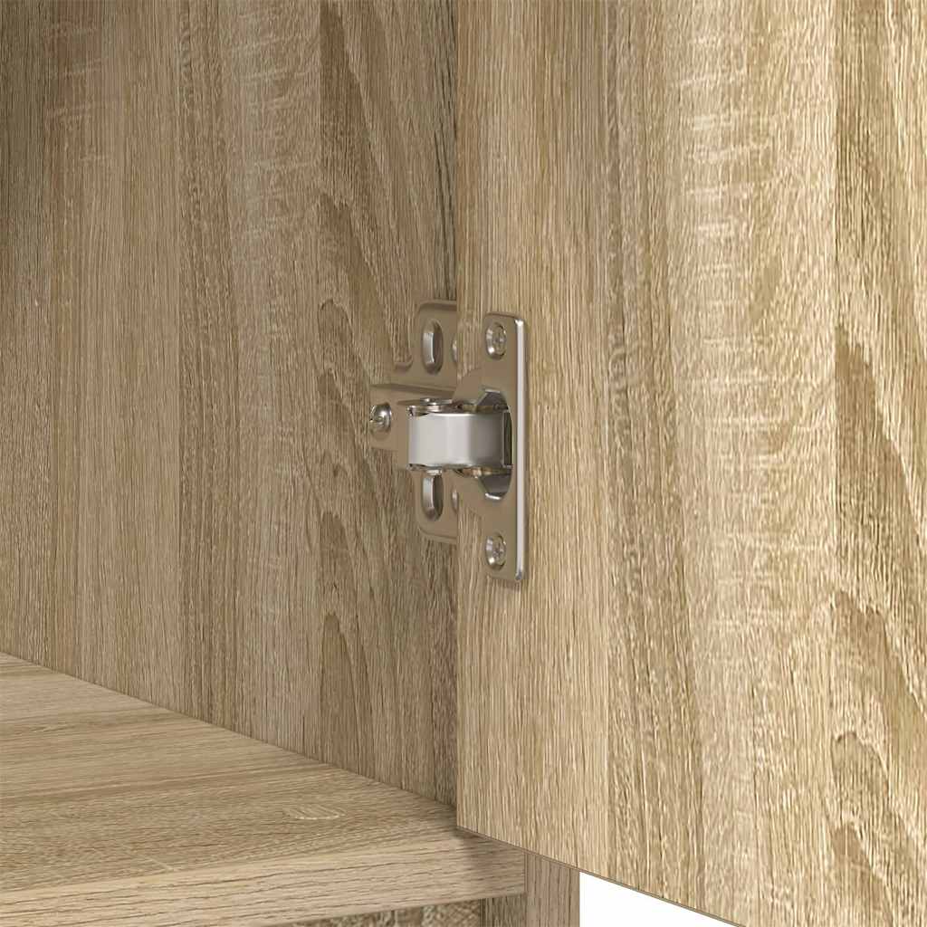 vidaXL Συρταριέρα με Συρτάρια Sonoma Δρυς 80x34x76 εκ. από Επεξ. Ξύλο