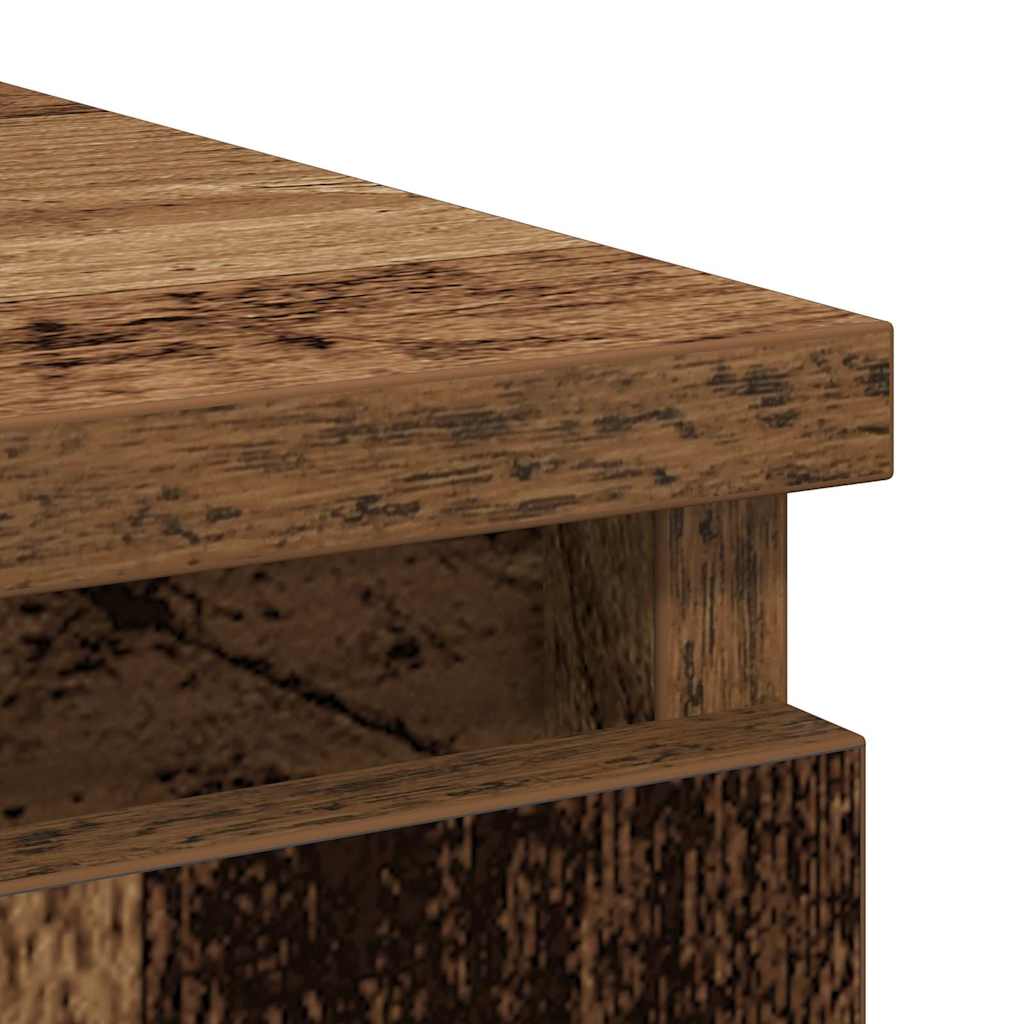 vidaXL Συρταριέρα με Συρτάρια Παλαιό ξύλο 71x35x65 εκ. από Επεξ. Ξύλο