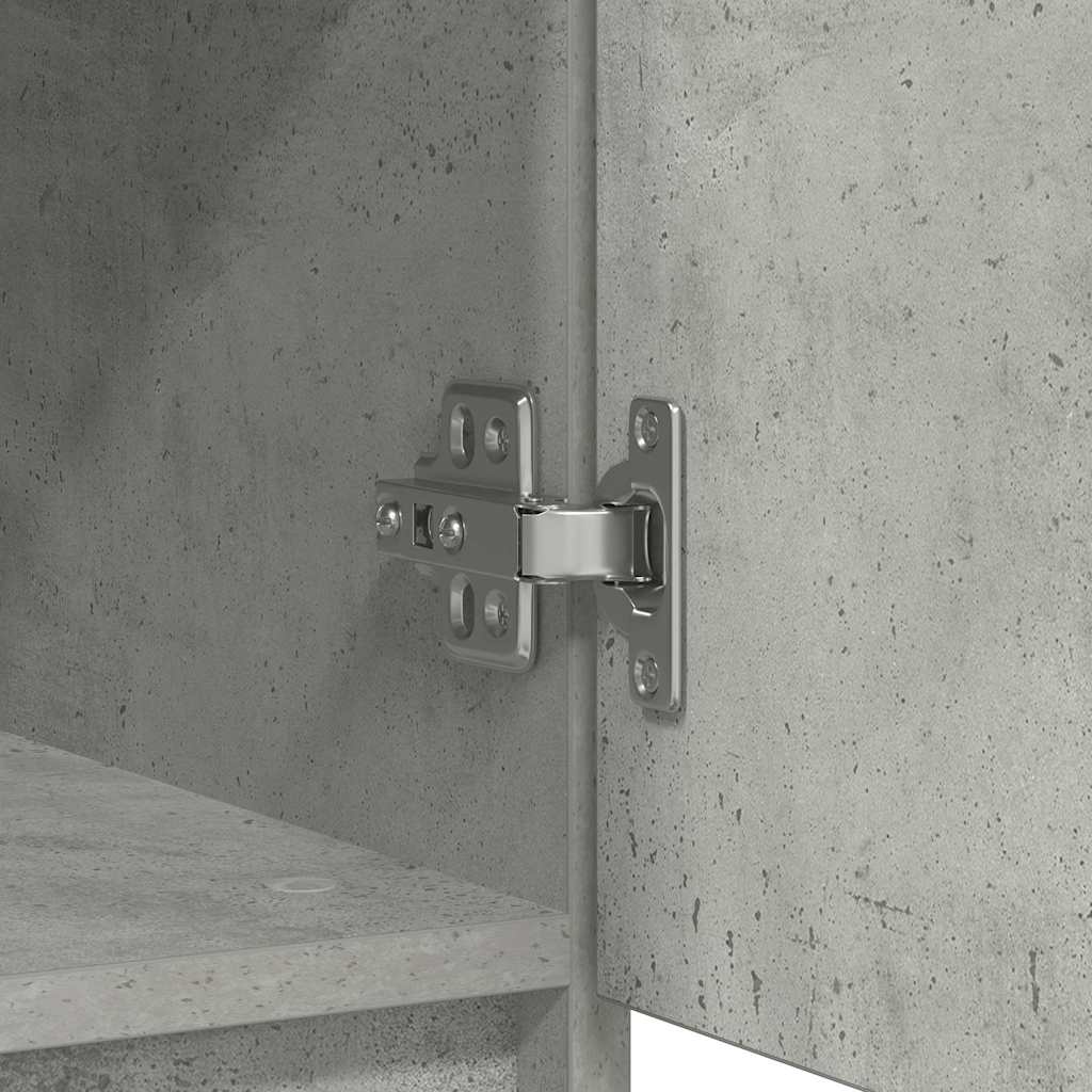 vidaXL Συρταριέρα με Συρτάρια Γκρι Σκυρ. 71x35x84 εκ. από Επεξ. Ξύλο