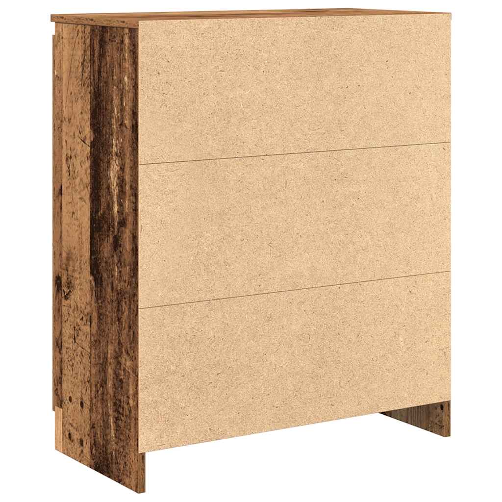 vidaXL Συρταριέρα με Συρτάρια Παλαιό ξύλο 71x35x84 εκ. από Επεξ. Ξύλο