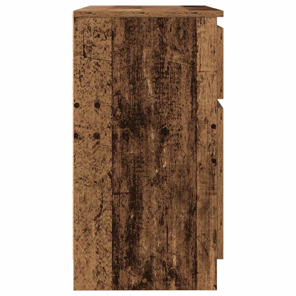 vidaXL Συρταριέρα με Συρτάρια Παλαιό ξύλο 71x35x65 εκ. από Επεξ. Ξύλο