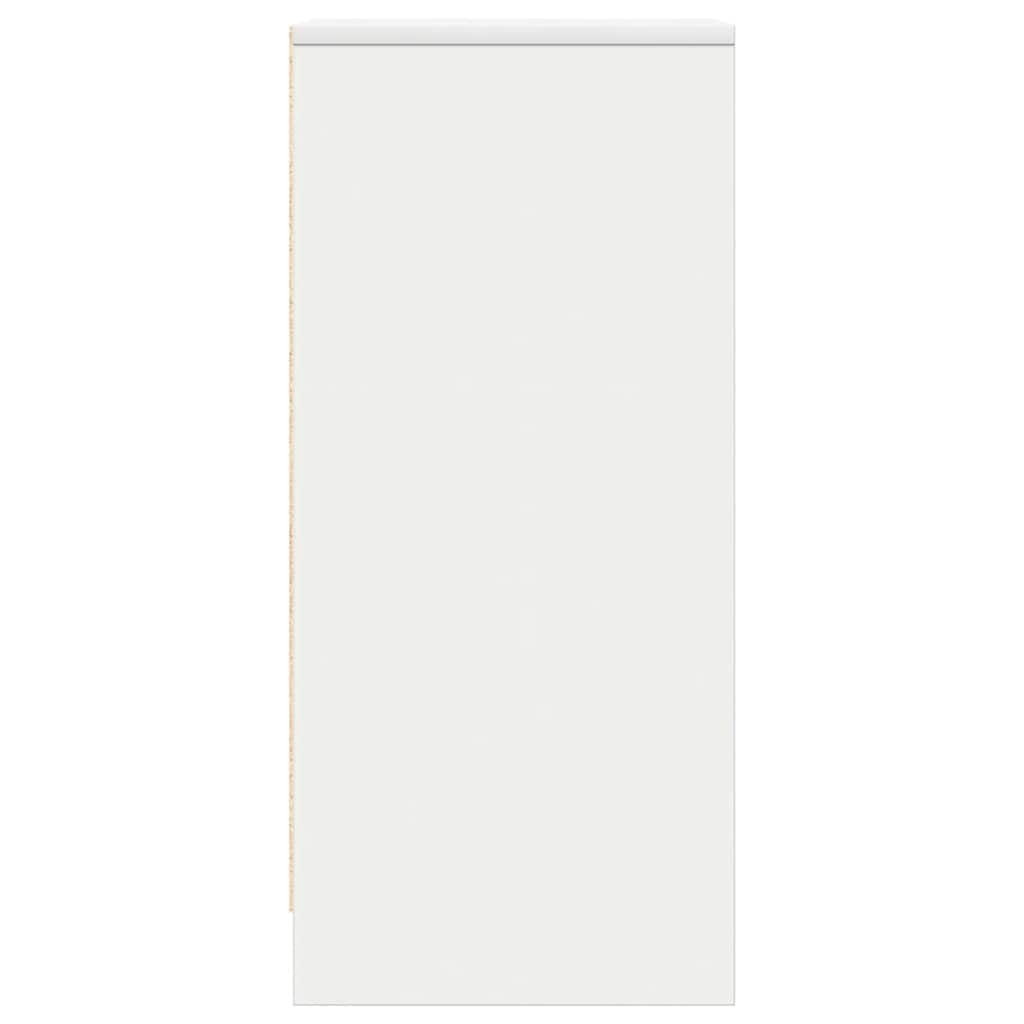 vidaXL Ντουλάπι Λευκή 29,5x34x76 εκ. από Επεξεργασμένο Ξύλο