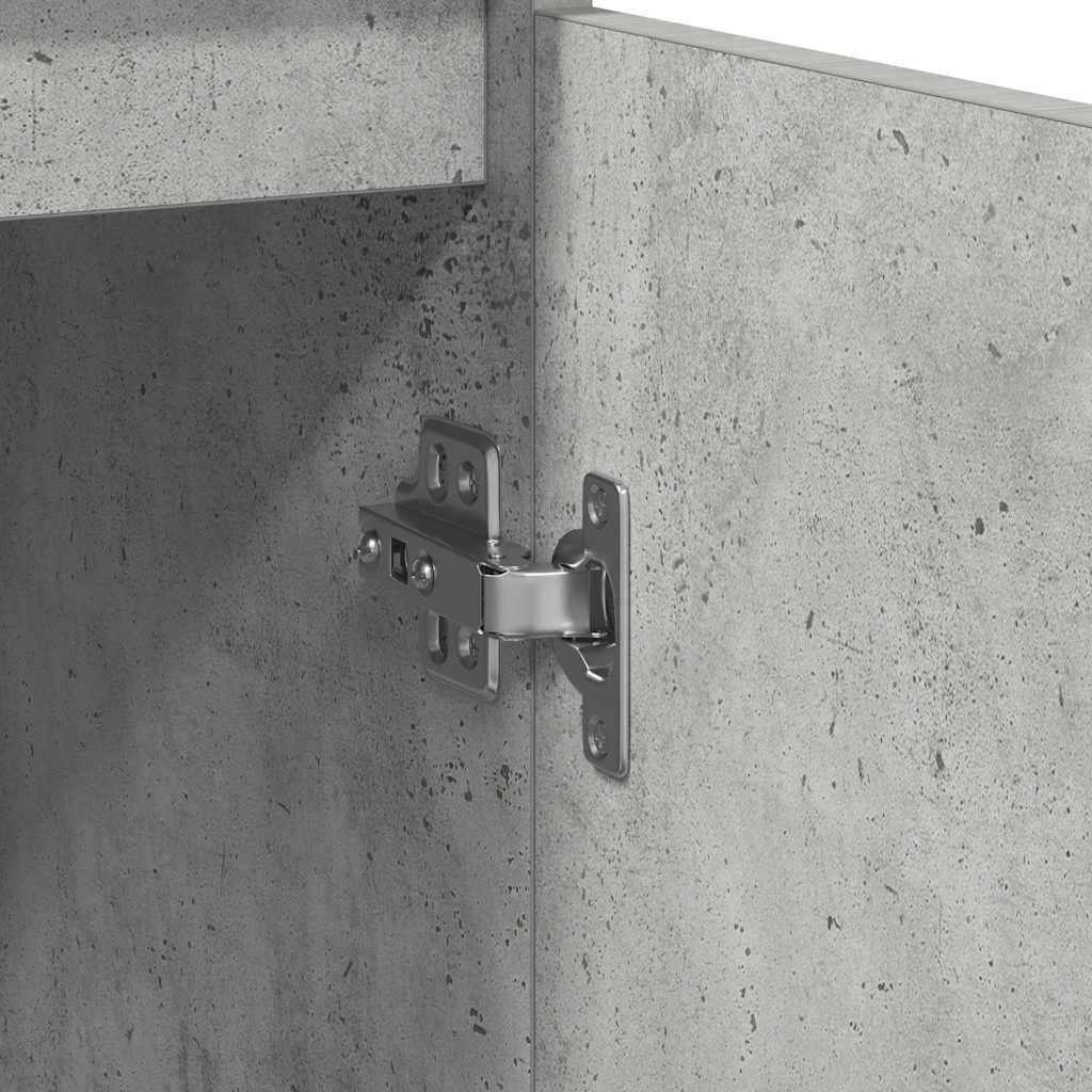 vidaXL Ντουλάπι Γκρι Σκυροδέματος 29,5x34x76 εκ. Επεξεργασμένο Ξύλο