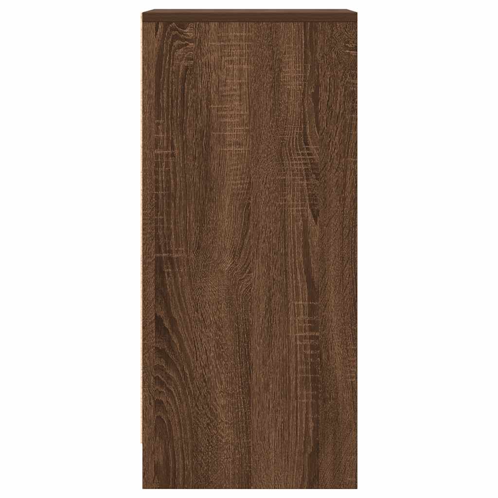 vidaXL Ντουλάπι Καφέ Δρυς 29,5x34x76 εκ. Επεξεργασμένο Ξύλο