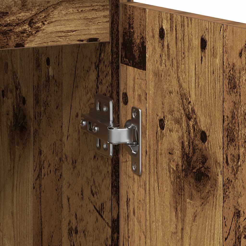 vidaXL Συρταριέρα Παλιό Ξύλο 29,5x34x76 εκ. από Επεξεργασμένο Ξύλο