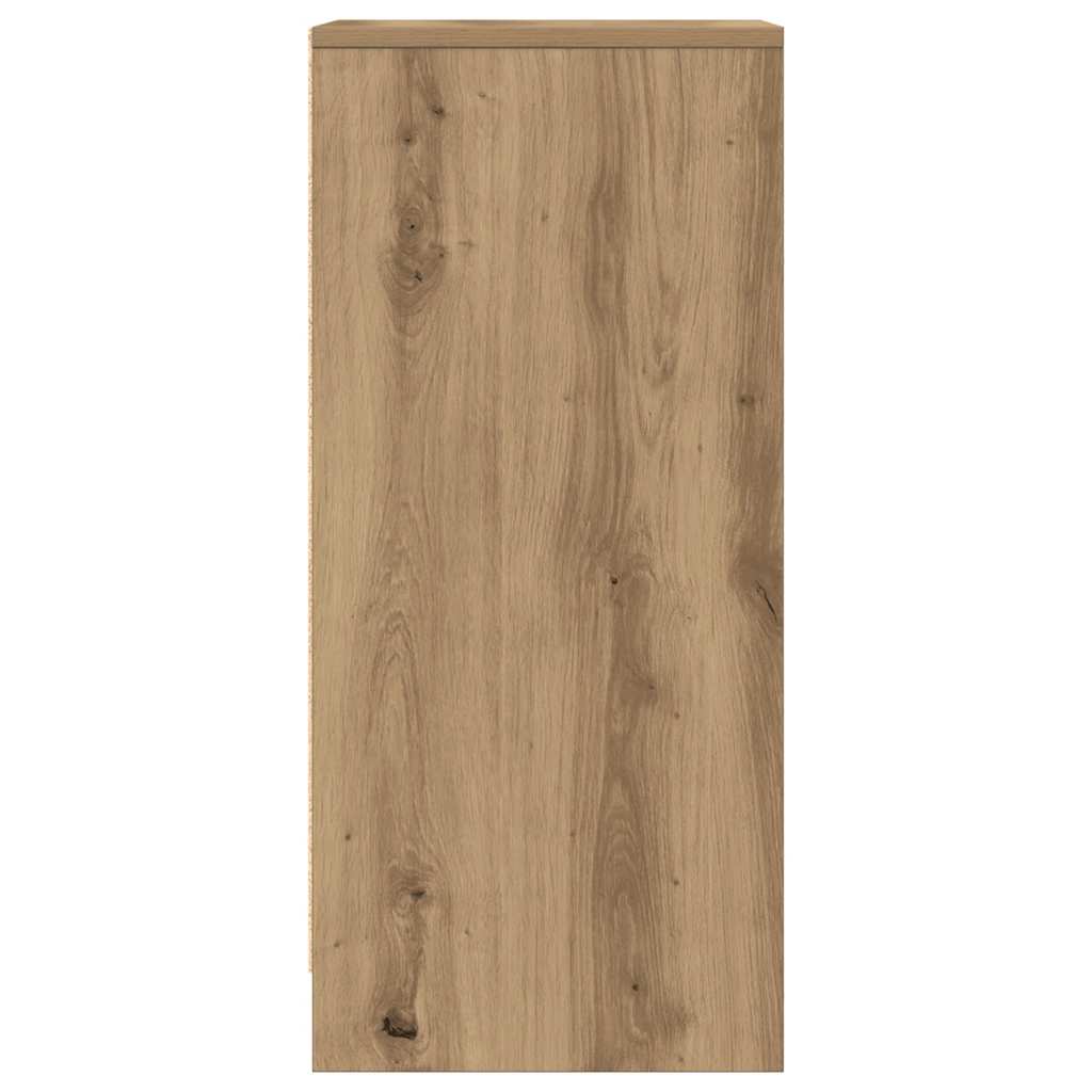 vidaXL Ντουλάπι τεχνίτης Δρυς 29,5x34x76 εκ. Επεξεργασμένο Ξύλο
