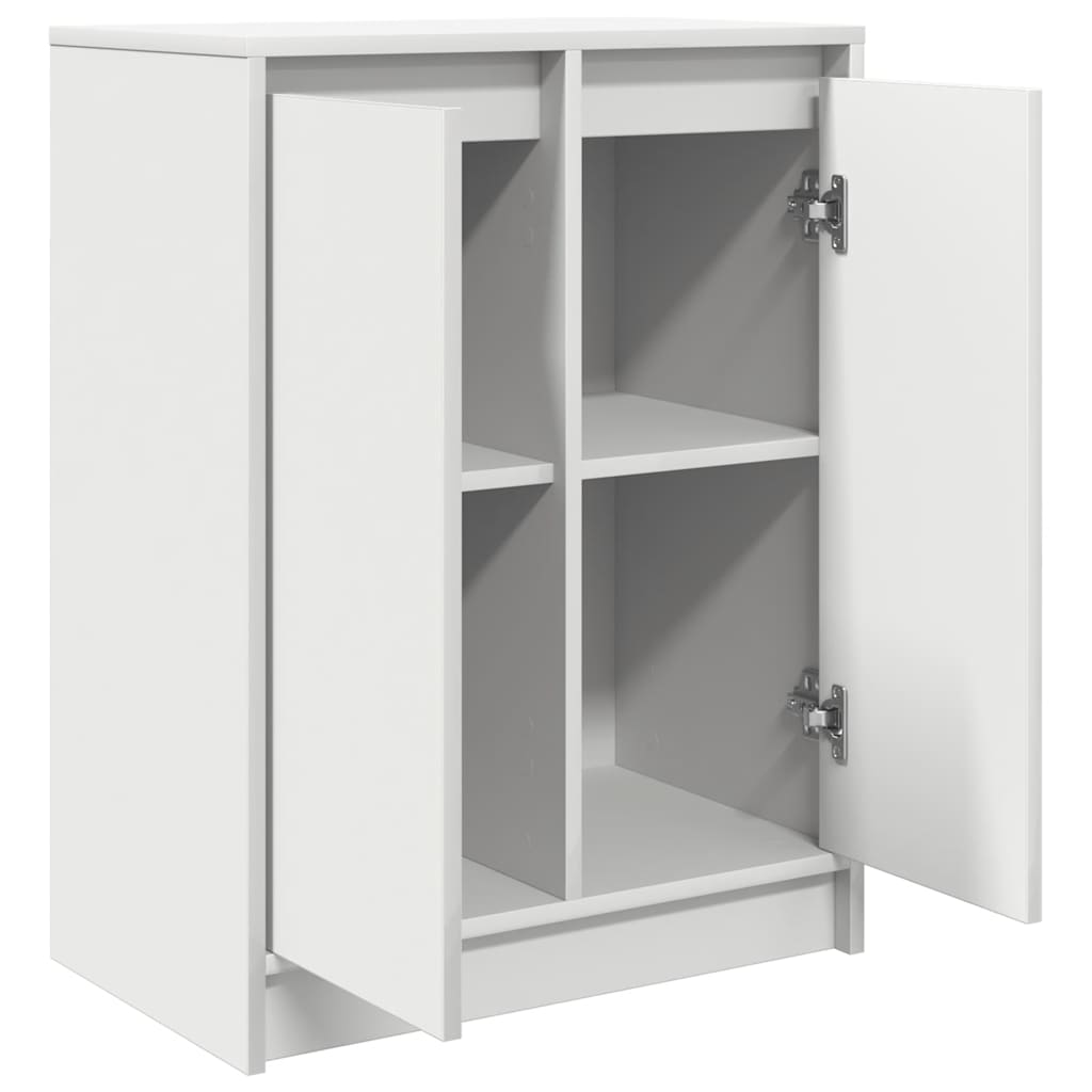 vidaXL Παπουτσοθήκη Λευκή 57x34x76 εκ. από Επεξεργασμένο Ξύλο