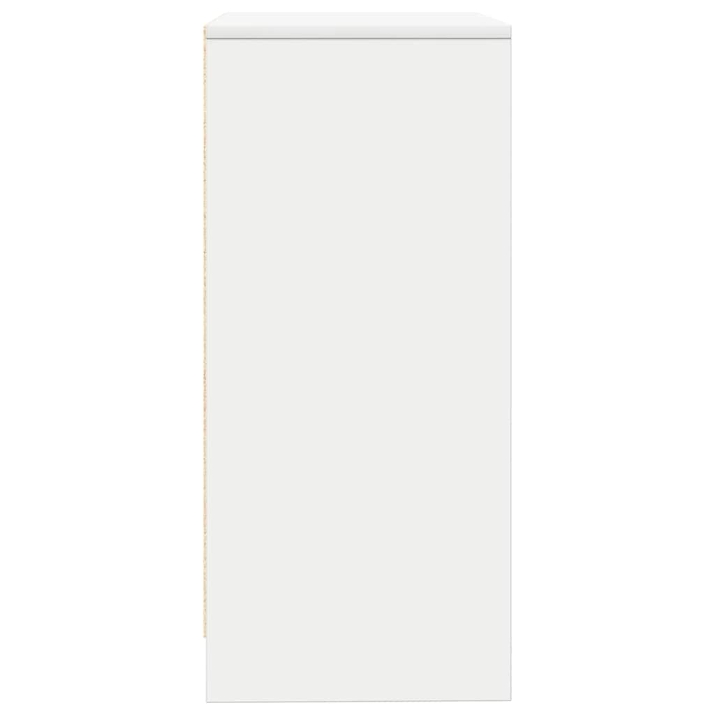 vidaXL Παπουτσοθήκη Λευκή 57x34x76 εκ. από Επεξεργασμένο Ξύλο