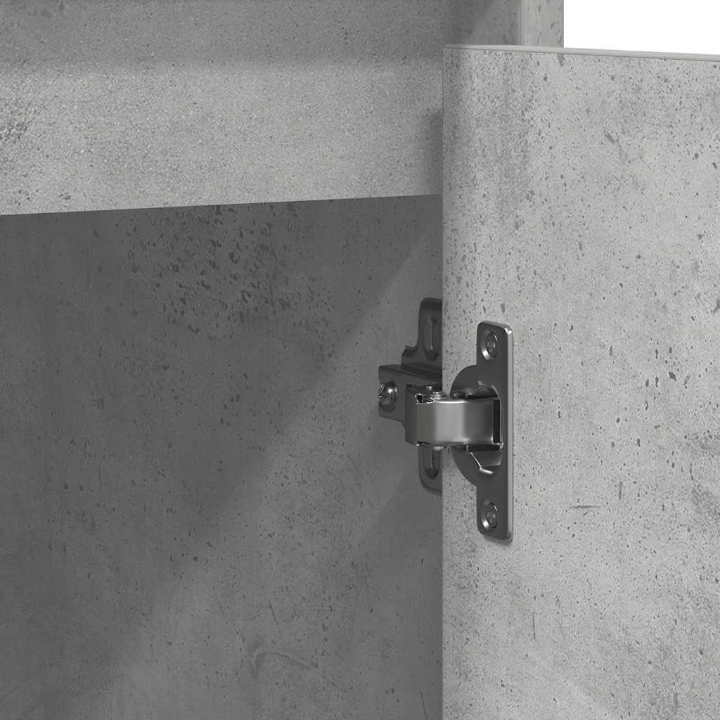 vidaXL Ντουλάπι Γκρι Σκυροδέματος 85x34x76 εκ. Επεξεργασμένο Ξύλο