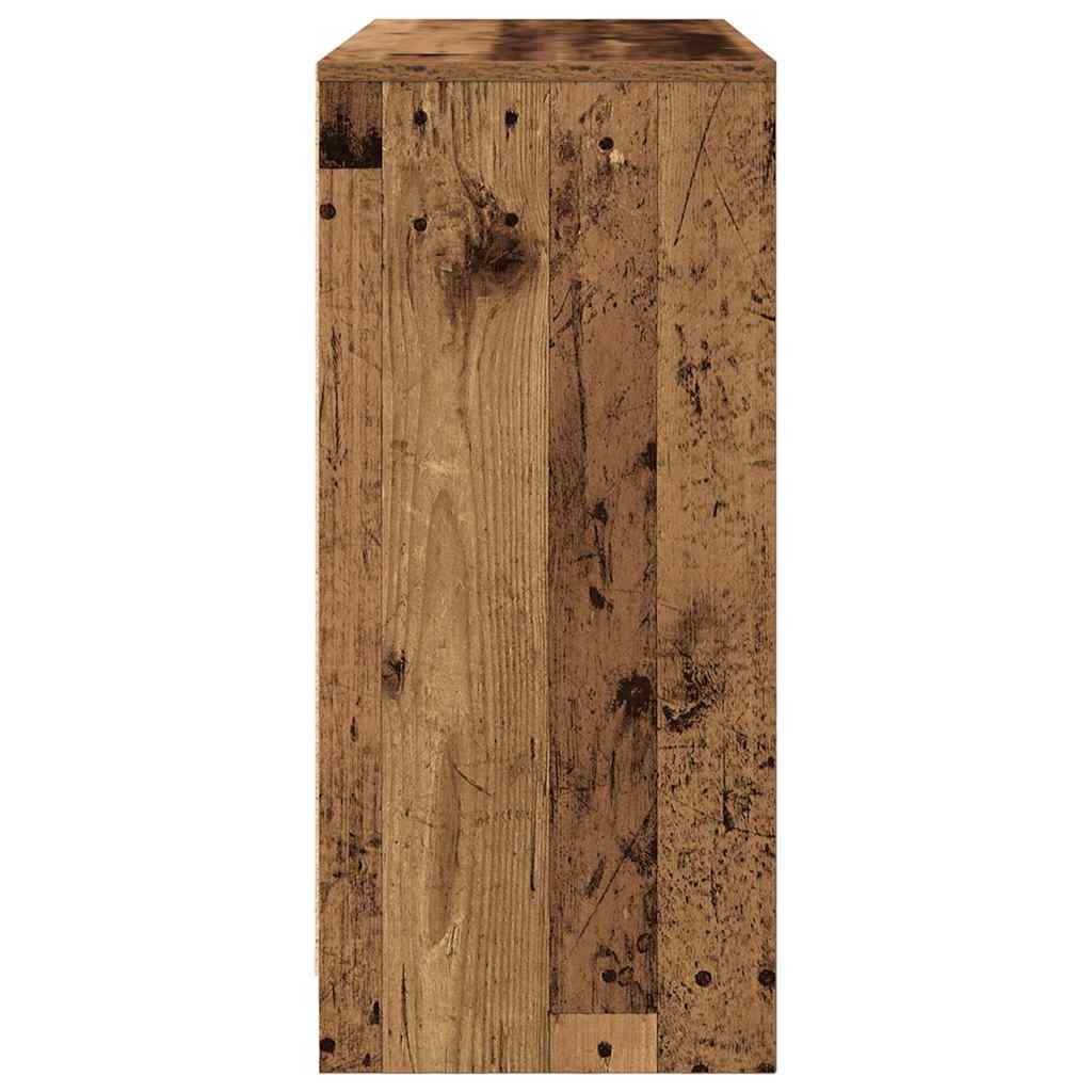 vidaXL Συρταριέρα Παλιό ξύλο 85x34x76 εκ. Ξύλο μηχανής