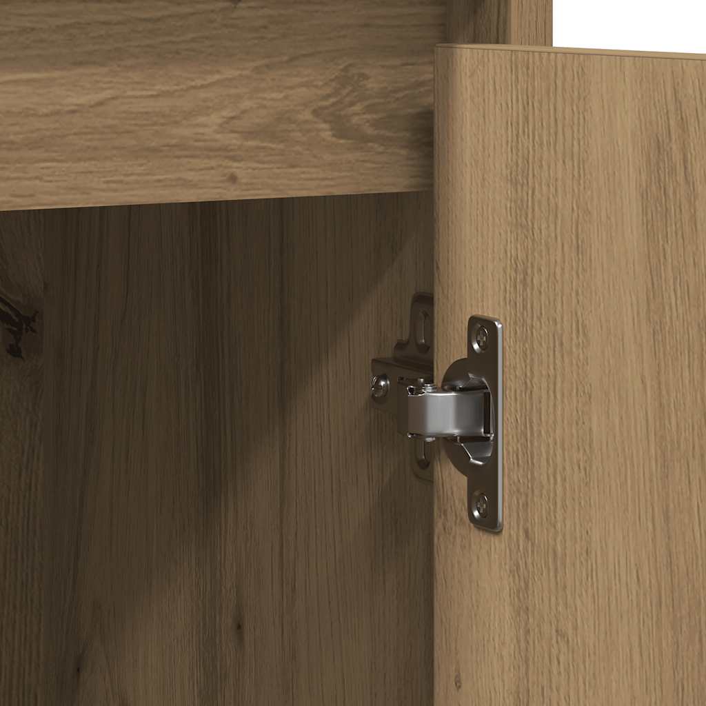 vidaXL Ντουλάπι τεχνίτης Δρυς 85x34x76 εκ. από Επεξεργασμένο Ξύλο