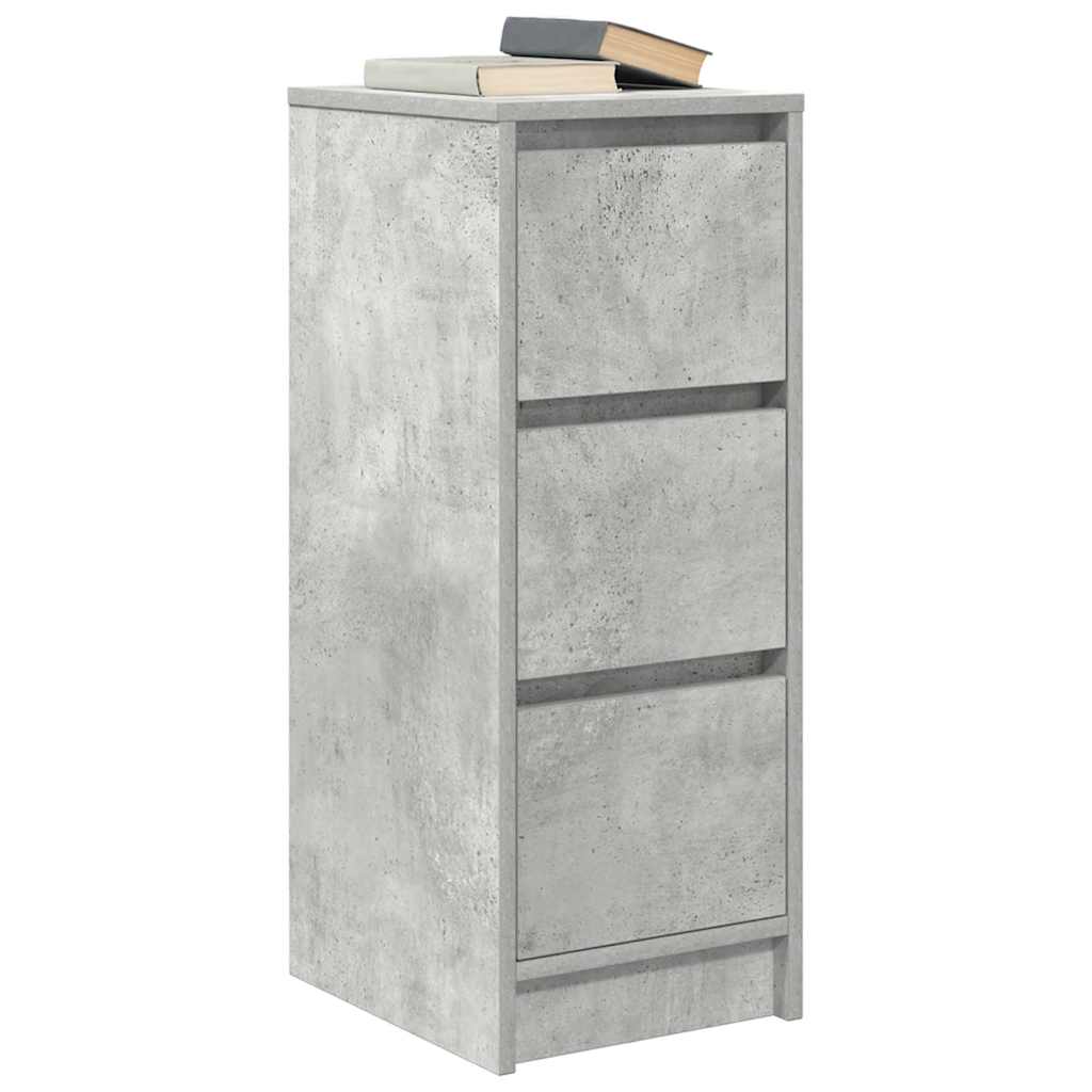 vidaXL Ντουλάπι Γκρι Σκυροδέματος 29,5x34x76 εκ. Επεξεργασμένο Ξύλο