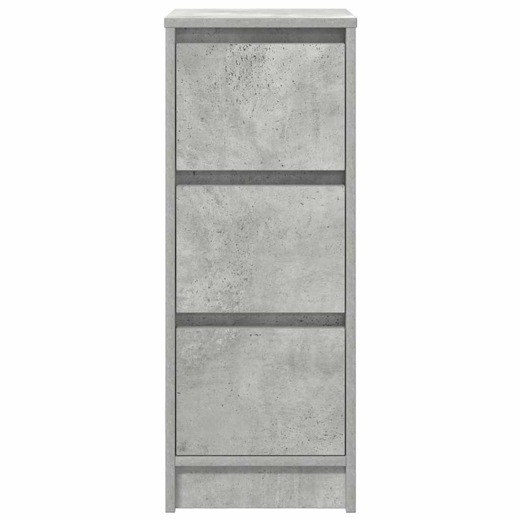vidaXL Ντουλάπι Γκρι Σκυροδέματος 29,5x34x76 εκ. Επεξεργασμένο Ξύλο