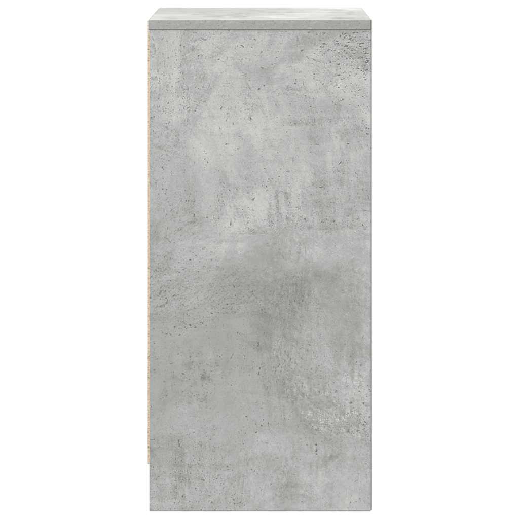 vidaXL Ντουλάπι Γκρι Σκυροδέματος 29,5x34x76 εκ. Επεξεργασμένο Ξύλο