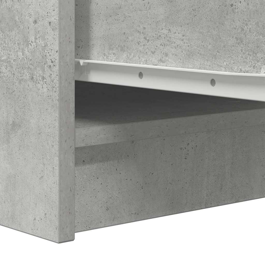 vidaXL Ντουλάπι Γκρι Σκυροδέματος 29,5x34x76 εκ. Επεξεργασμένο Ξύλο