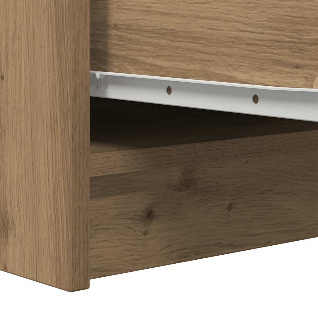 vidaXL Ντουλάπι τεχνίτης Δρυς 29,5x34x76 εκ. Επεξεργασμένο Ξύλο