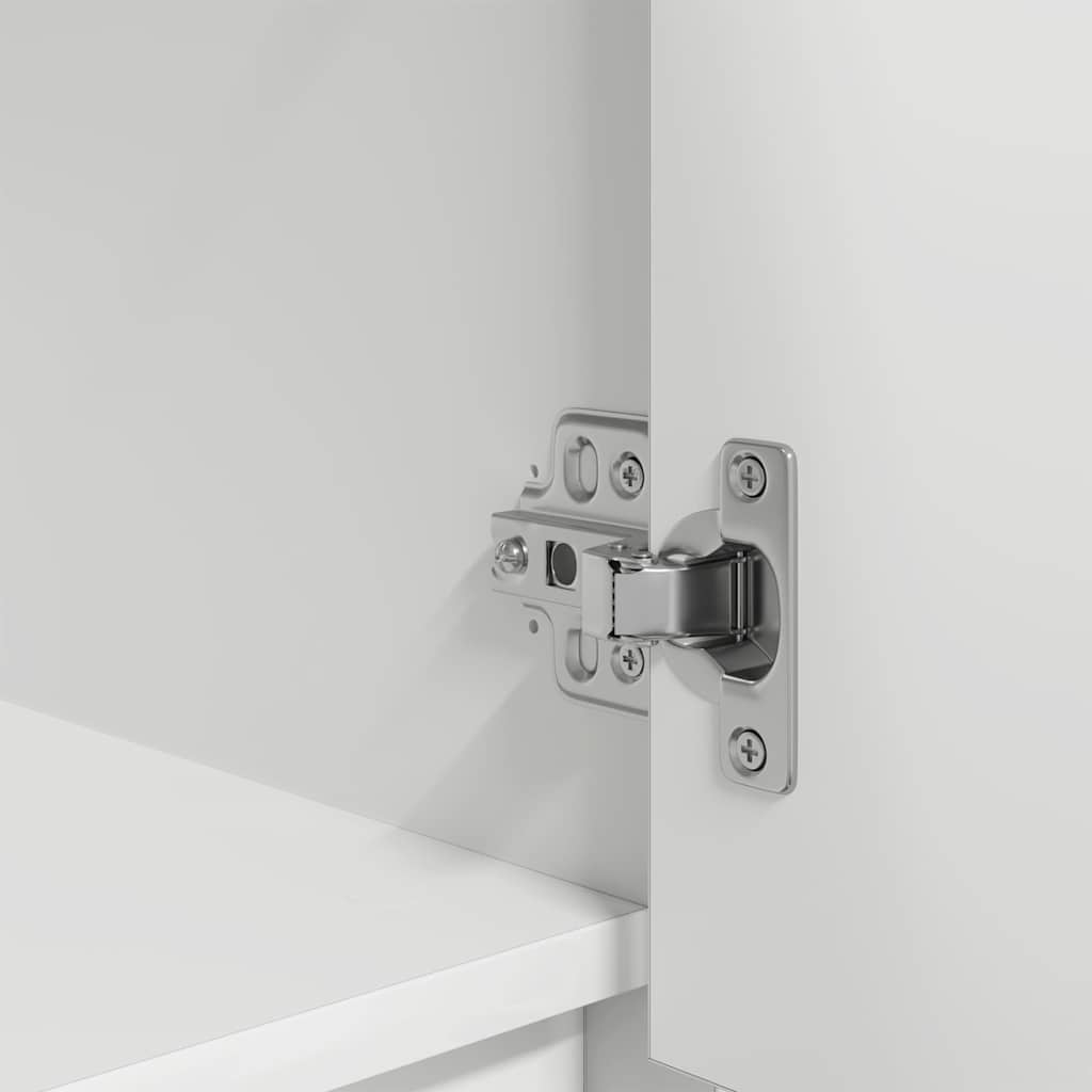 vidaXL Ντουλάπι με συρτάρι 55,5x34x119,5 cm Ξύλινο μηχανουργικό ξύλο