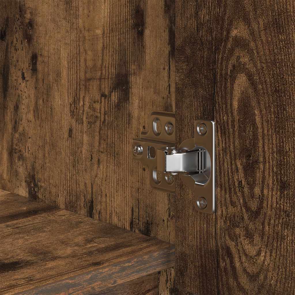 vidaXL Ντουλάπι με συρτάρι 55,5x34x119,5 εκ. Ξύλινο μηχανουργικό ξύλο