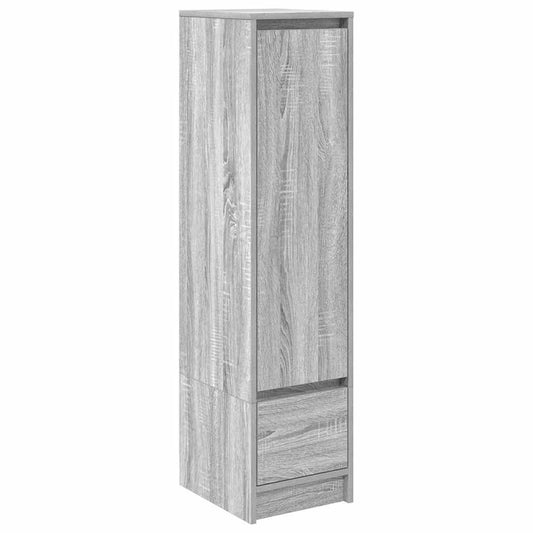 vidaXL Ντουλάπι Γκρι Sonoma 29,5x34x119,5 εκ. Επεξεργασμένο Ξύλο