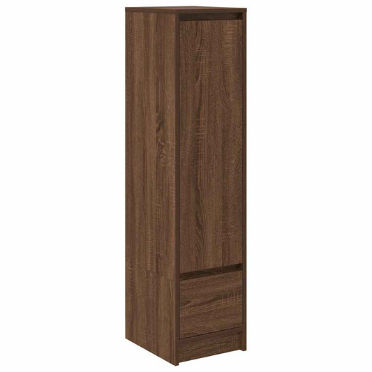 vidaXL Ντουλάπι Καφέ Δρυς 29,5x34x119,5 εκ. Επεξεργασμένο Ξύλο