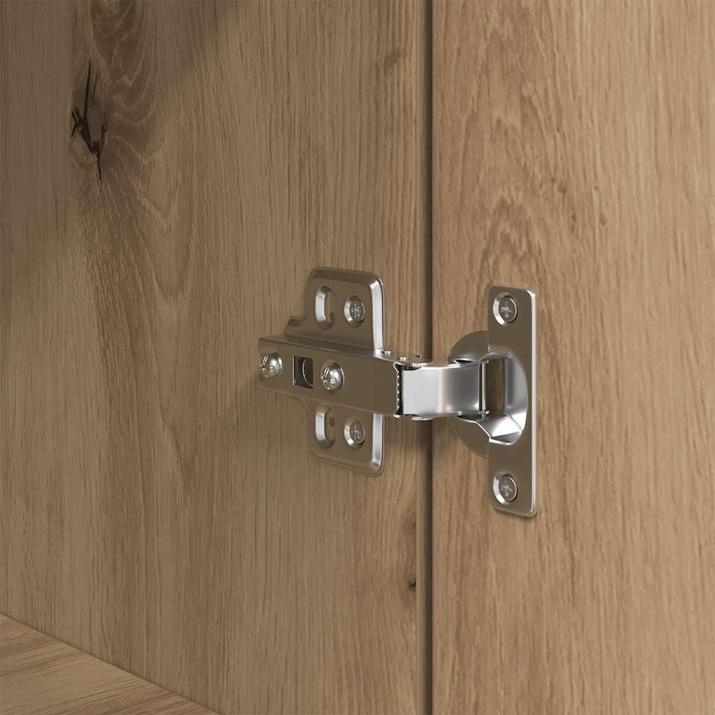 vidaXL Ντουλάπι Αρτισιανή Δρυς 37,5x35x180 εκ. από Επεξεργασμένο Ξύλο