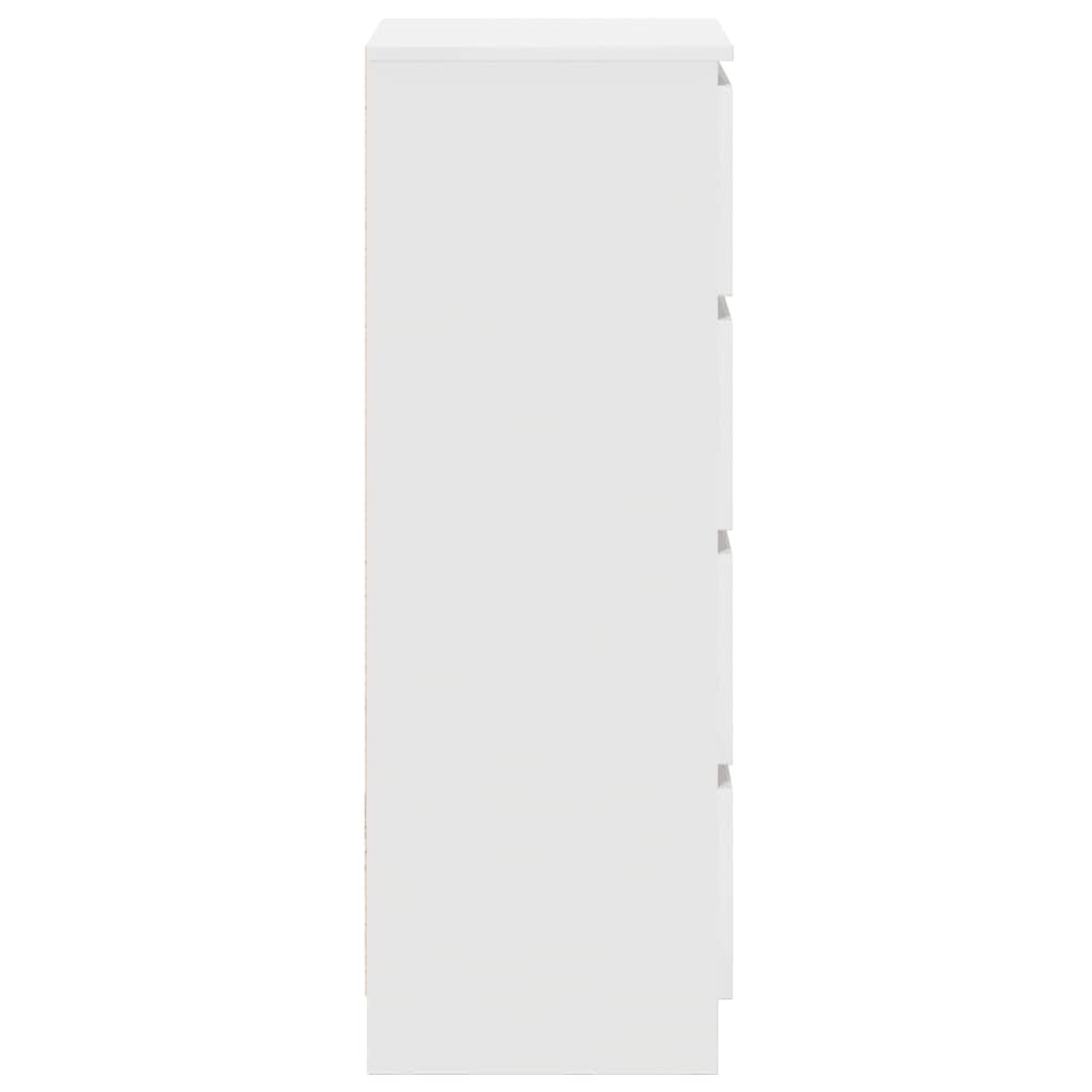 vidaXL Ντουλάπι Λευκό 37,5x35x99 εκ. από Επεξεργασμένο Ξύλο