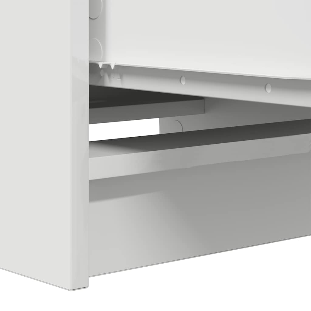 vidaXL Ντουλάπι Λευκό 37,5x35x99 εκ. από Επεξεργασμένο Ξύλο